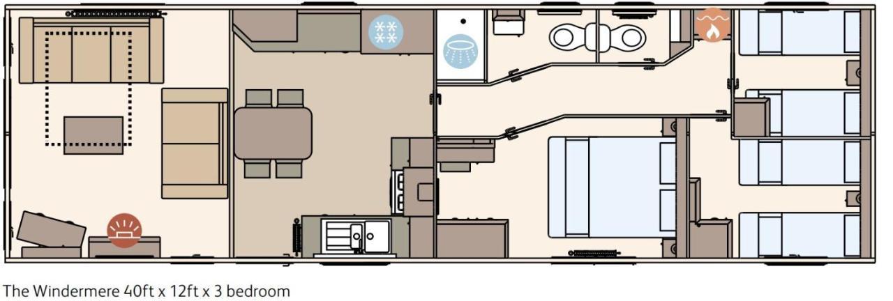 Lake District Prestige Caravan, 3 Bedrooms, Sleeps 8 On Haven Holiday Park Flookburgh Esterno foto